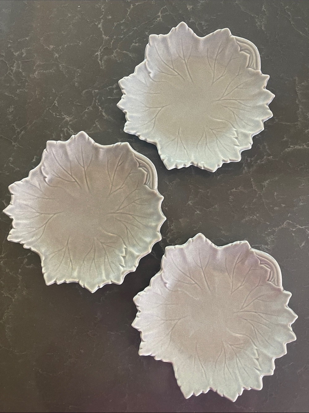 Steubenville Woodfield 8” Dove Gray Plates- set of 3